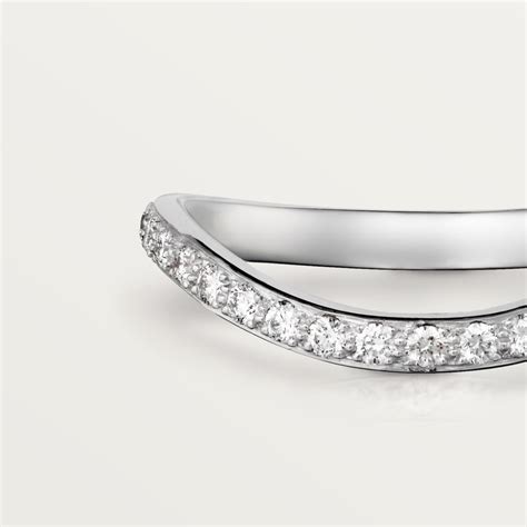 Cartier Trinity Ruban Platinum Wedding Bands 